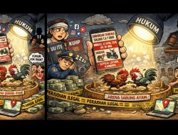 Judi Sabung Ayam Terbuka di Tulungagung, Indikasi Pelanggaran Berlapis KUHP dan UU ITE